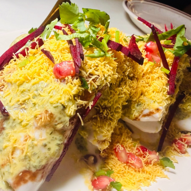 Guac Papdi Chaat.