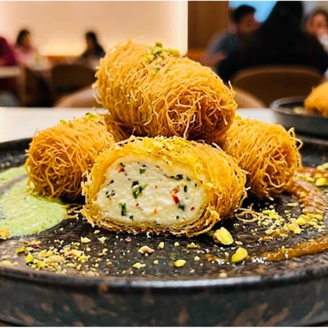 Dahi Kabob Kunafa.