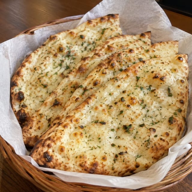 Cream Cheese Naan.