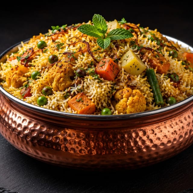 Vegetable Biryani.