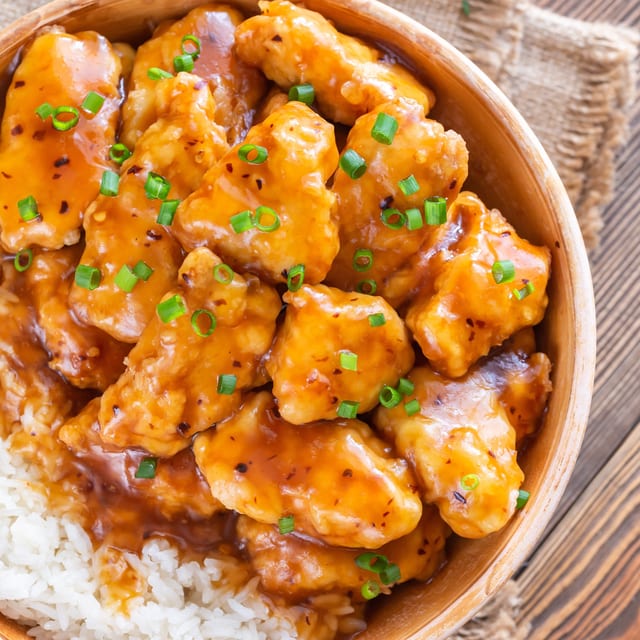 Zing Orange Chicken.