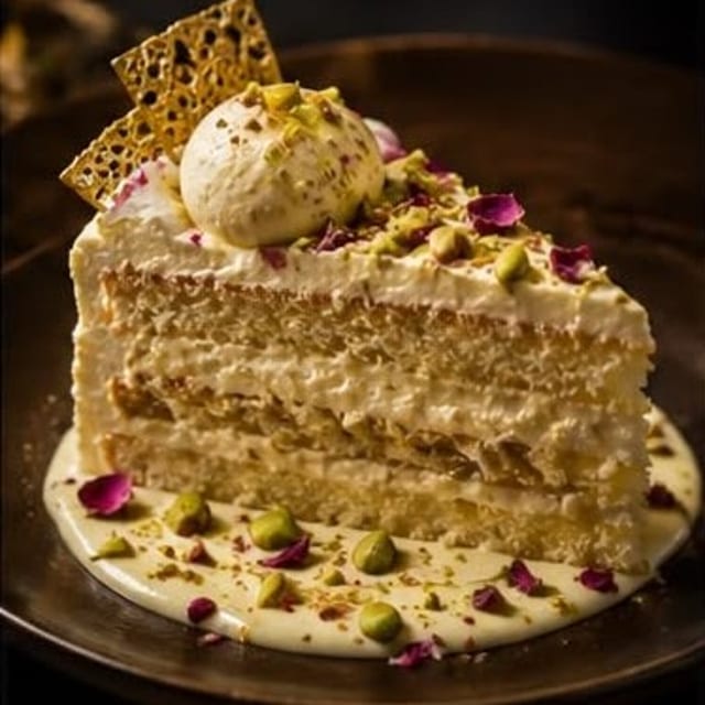 Rasmalai Latin Cake.