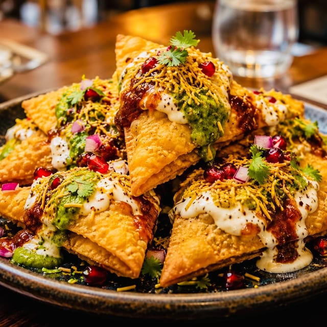 Guac Papdi Chaat.