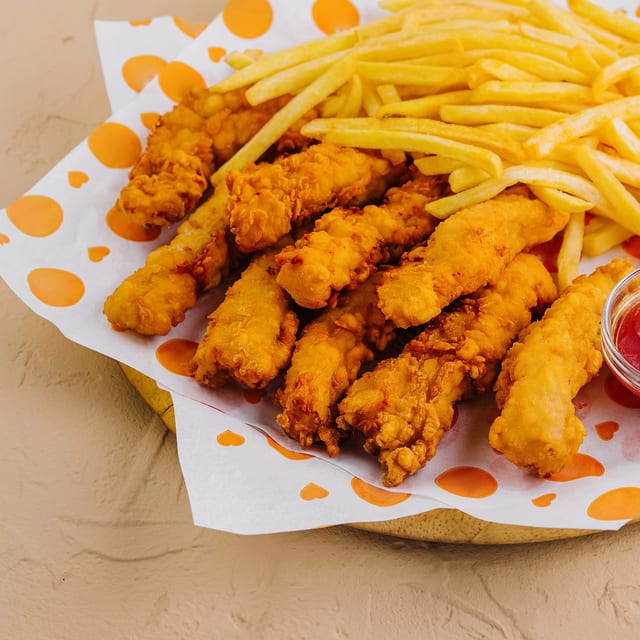 Chicken Tenders & Fries.