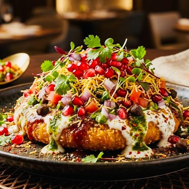 Kurkuri Tikki Chaat.