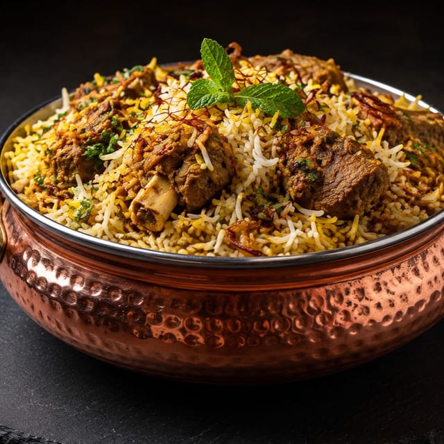 Lamb Biryani.